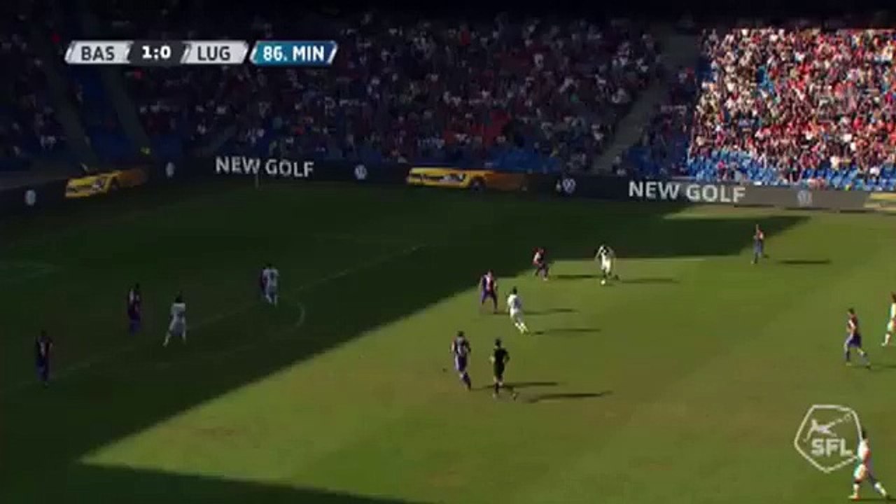 FC Basel 1:1 FC Lugano  (Swiss Super League 20 August 2017)