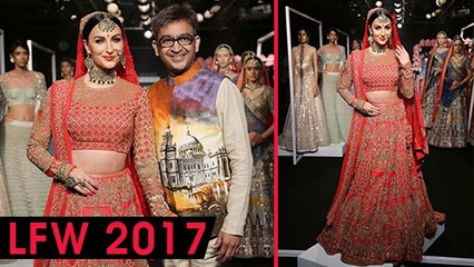 Elli Avram Turns Into A Gorgeous Bride For Lakme Fashion Week 2017