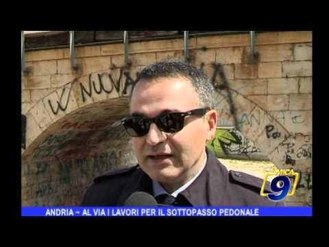 ANDRIA Al via i lavori per il sottopasso pedonale