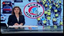 Bursalı bisikletçiler farkındalık için pedal çevirdi (Haber 20 08 2017)