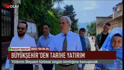 Büyükşehir'den tarihi yatırım (Haber 19 08 2017)