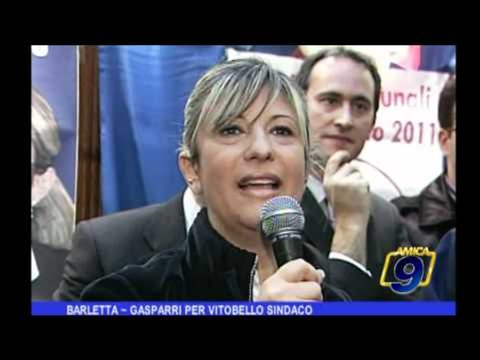 BARLETTA | Gasparri per Vitobello Sindaco