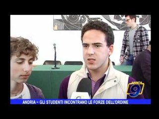 ANDRIA | Gli studenti incontrano le Forze dell'Ordine