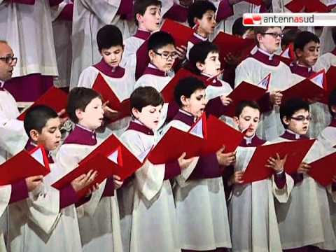 TG 16.06.12 Le emozioni del Coro della Cappella Sistina nella Cattedrale di bari