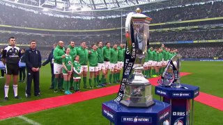 National Anthems Ireland vs England [6N 5th Rd 2017]