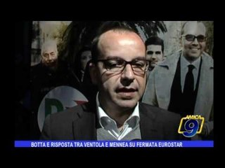 Fermata Eurostar  | Botta e risposta tra Ventola e Mennea