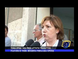 Filatura di Trani | Mesaroli parla agli operai
