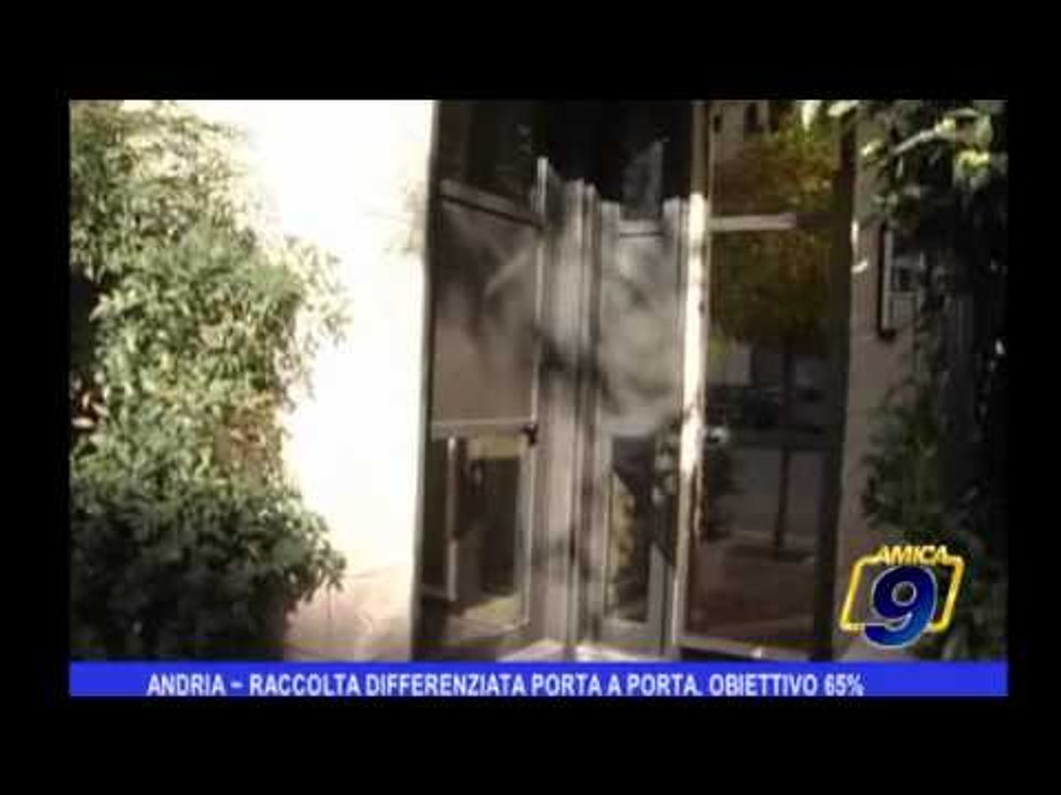 Andria | Raccoltà differenziata porta a porta obiettivo 65%