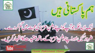 Hum Pakistani Hain By Hafiz Tahir Qadri Milli Nagmah