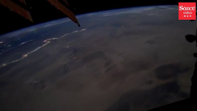 Devasa kasırga uzaydan görüntülendi