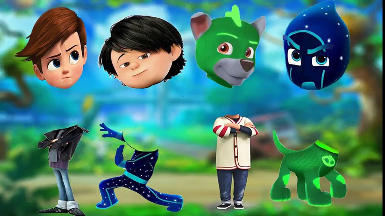 Wrong Head PJ Mask , Paw Patrol, Despicable me 2, Boss Baby Finger Family Songs for Kids