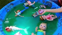 Vivant et bébé des sacs bain aveugle poupées géant gluant piscine vase jouets avec Surprise baff