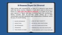 10 Reasons People Get Divorced in Salt Lake City