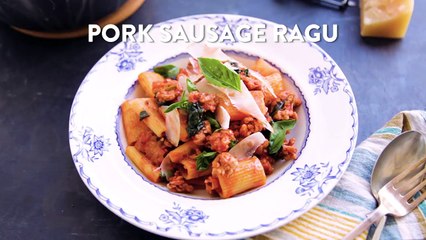 Quick Sausage Ragu Pasta Recipe!-bL2UdRR1G2I
