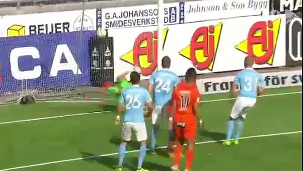 Eskilstuna City 3:1 Malmoe (Swedish Allvenskan 19 August 2017)