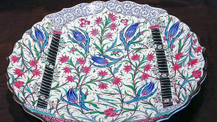 Handmade Luxury Ceramic Plate Artwork