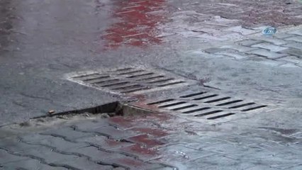 Bolu'da Sağanak Yağış Etkili Oldu