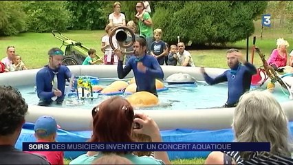 La compagnie Aquacoustique se joue de l'eau pour faire de la musique