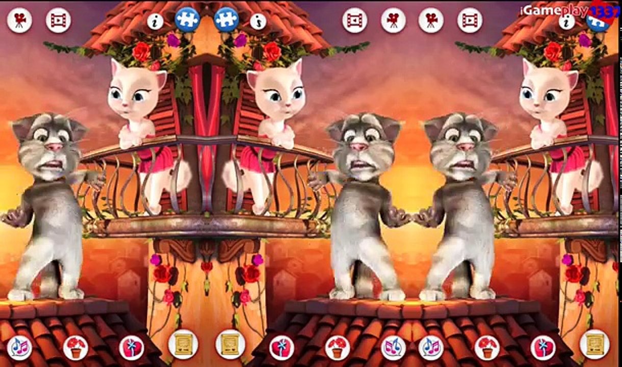 Talking Cat Tom and His Friends - Gameplay Review / Games for iOS: iPhone / iPad / iPod
