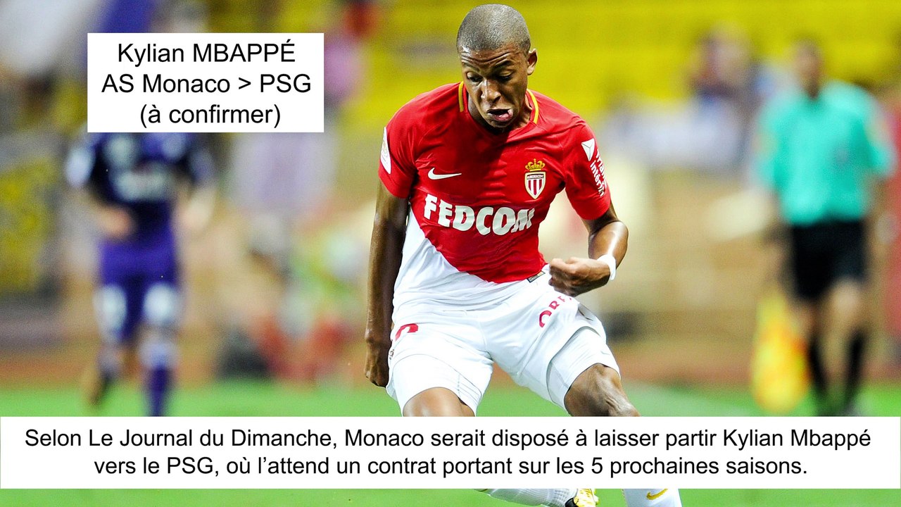 JT du Mercato (21/08/17) : Nasri à Antalyaspor, Mbappé vers PSG, Seri à Barcelone...