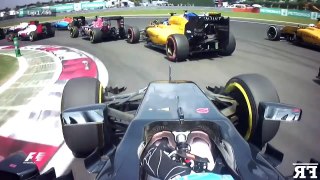F1 2016 Fernando Alonso onboard start compilation