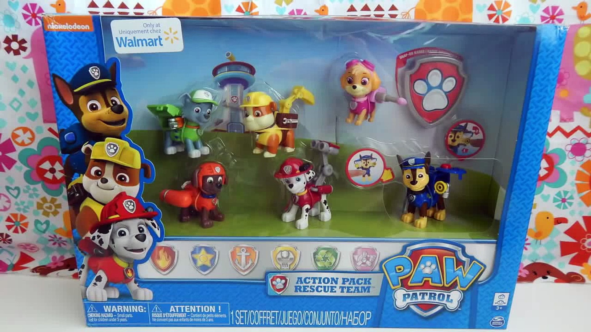 paw patrol action pack rescue team