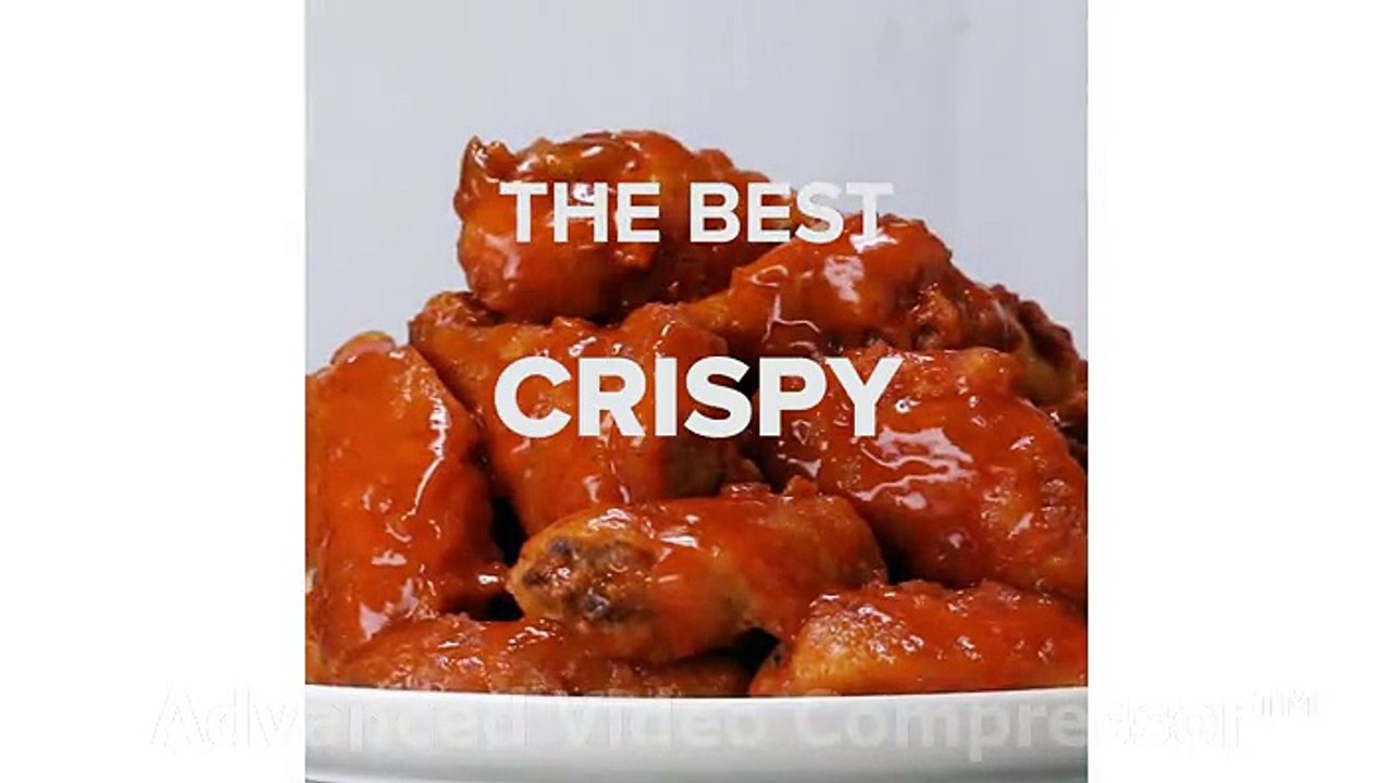 The Best Crispy Buffalo Wings