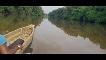 Banc de sable sur le fleuve Ogooué (Gabon)