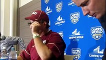 Jimbo Fisher post game press conference FSUs 45 34 win over Ole Miss