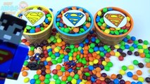Ice Cream Cups Stacking Candy Skittles Surprise Toys Capitan America Marvel Avengers Super