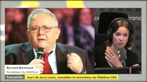 Bernard Barataud (AFM) se souvient de l'engagement de Jerry Lewis en faveur du Téléthon