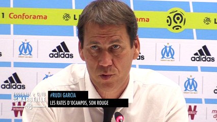 Garcia revient sur les ratés et le rouge d'Ocampos face à Angers