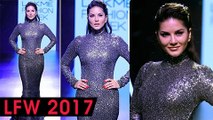 Sunny Leone Steals The Show With Her Rampwalk At Lakme Fashion Week 2017