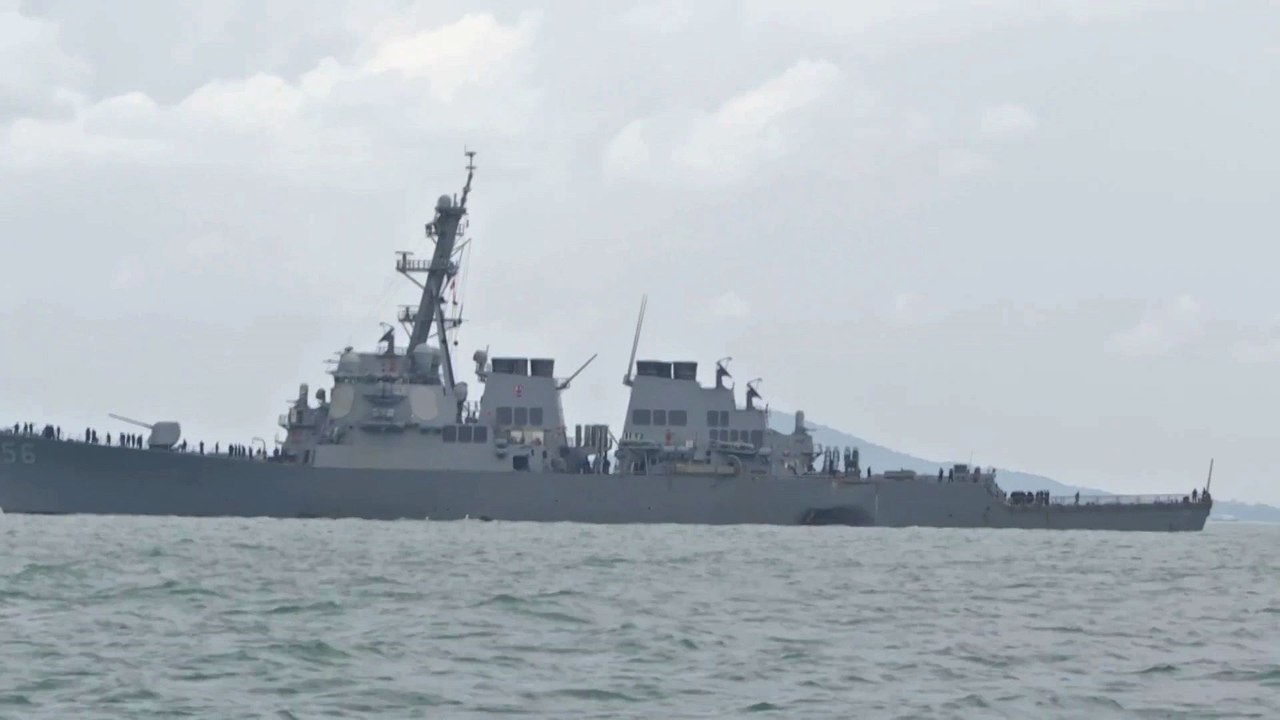 Singapour/Collision: 10 marins d'un destroyer américain disparus