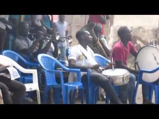 La Fanfare d'Anoumabo à la finale du tournoi de foot parrainé par Mr NIAMKE ISIDORE
