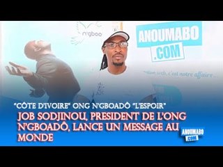 Le président de l'Ong N'gboadô lance un méssage au monde