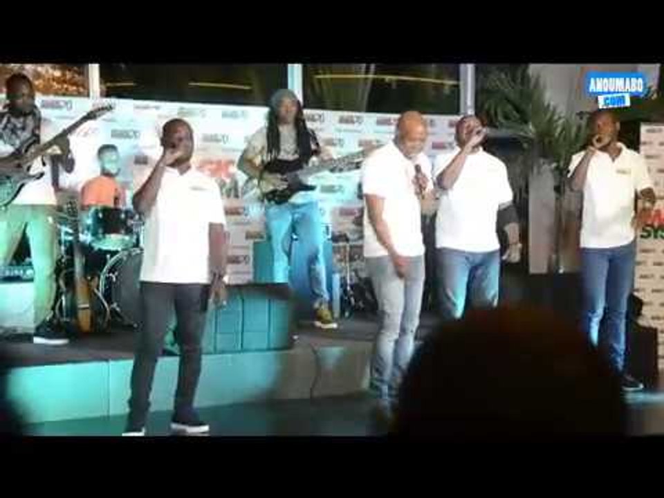 Magic System en live à la Conférence de presse Magic Tour 20 ans.