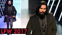 Randeep Hooda In A NEVER SEEN BEFORE Look, Rampwalk At Lakme Fashion Week 2017