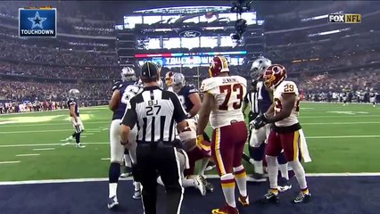 Ezekiel Elliott Eats Up Redskins Defense for 43 Yards & TD | Redskins vs. Cowboys | NFL