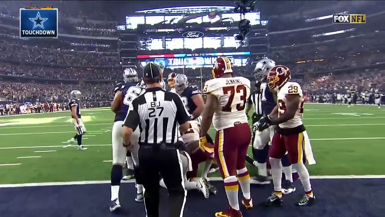 Ezekiel Elliott Eats Up Redskins Defense for 43 Yards & TD | Redskins vs. Cowboys | NFL