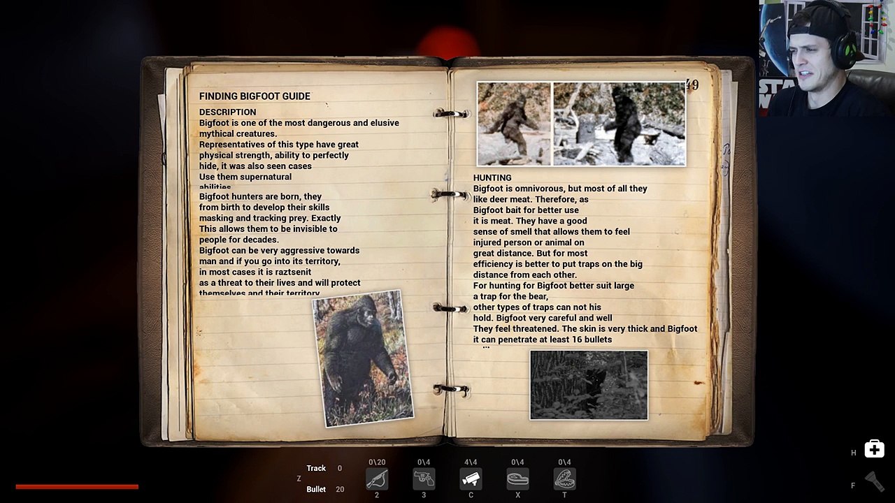Finding BigFoot MOST EPIC MONSTER HUNTER GAME IVE EVER PLAYED (Finding BigFoot Gameplay)