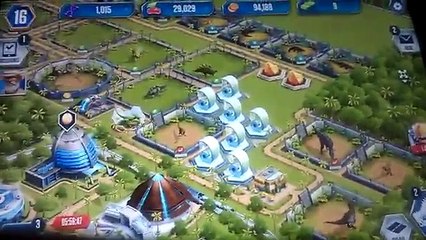 Jurassic world the game #11 mungun lv up