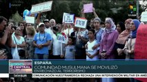 Comunidad musulmana de Barcelona se moviliza contra el terrorismo