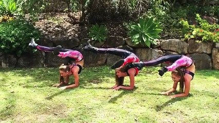 Et derrière défi folie rêves bord bord amusement amusement fille Nouveau de de scènes le le le le la Tour de yoga