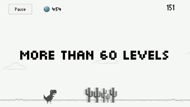 Juega al juego del dinosaurio de Chrome en tu móvil Android