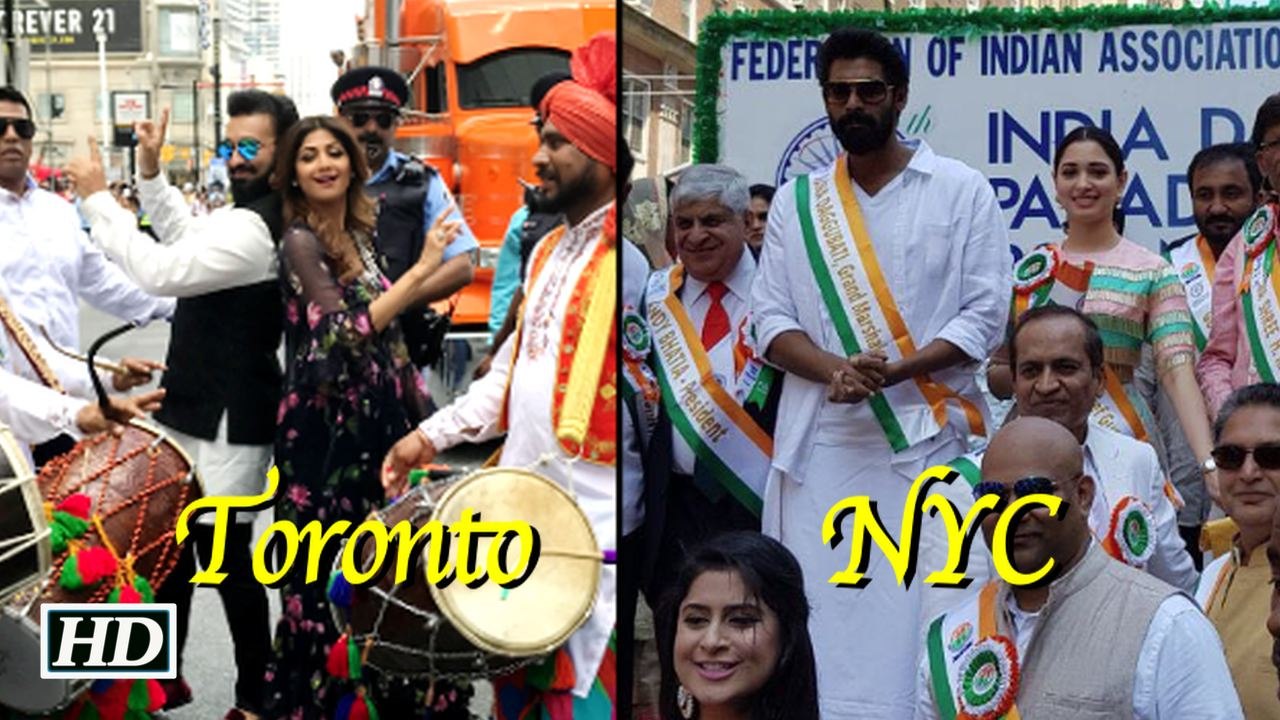 Shilpa-Raj 'Bhangda' in Toronto, Rana-Tamannaah 'Parade' in NYC