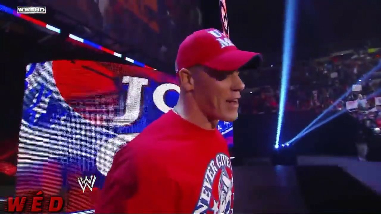 Raw | Rey Mysterio vs. John Cena | WWE Championship Match | 2011