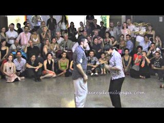 Andres Molina y Octravio Fernandez, en Viva La Pepa milonga