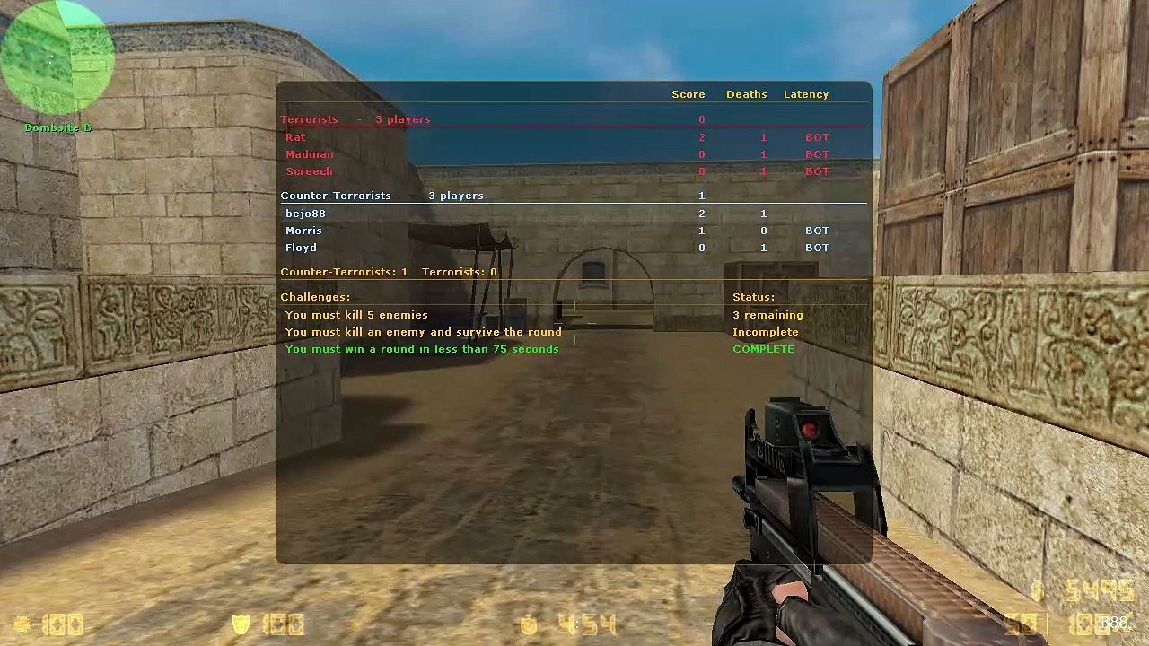 Counter Strike Condition Zero DUST Map