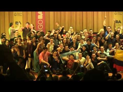 Festejo de Finalistas Pista, Mundial Tango 2014